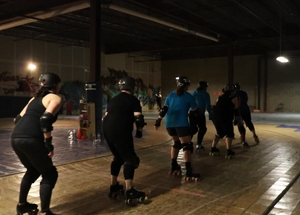 Syracuse Skate Gang trains every Monday and Wednesday night at The Vault in ShoppingTown Mall. 