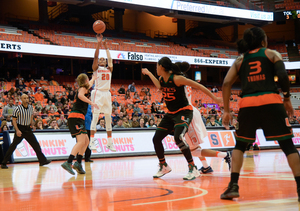 Brittney Sykes scored 31 points to lead the Orange to a victory over Virginia Tech. 