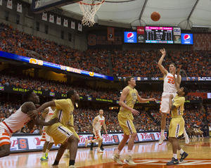 Tyler Lydon and the Orange are looking for another road win on Sunday.